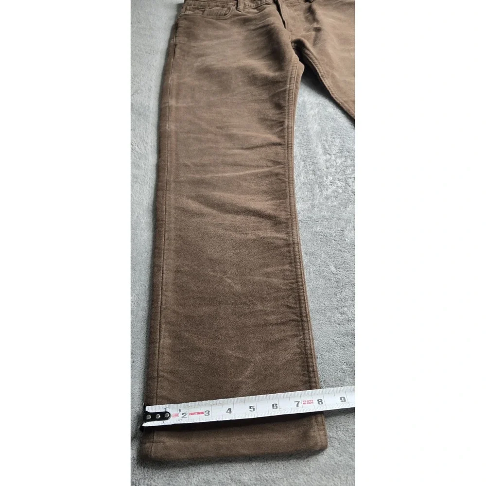 Vintage Polo Ralph Lauren Pants Mens 36x32 (29) Brown Soft Slim Fit 5 Pocket